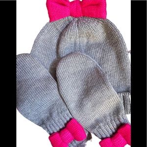 Kate Spade Colorblock Hat & Mittens